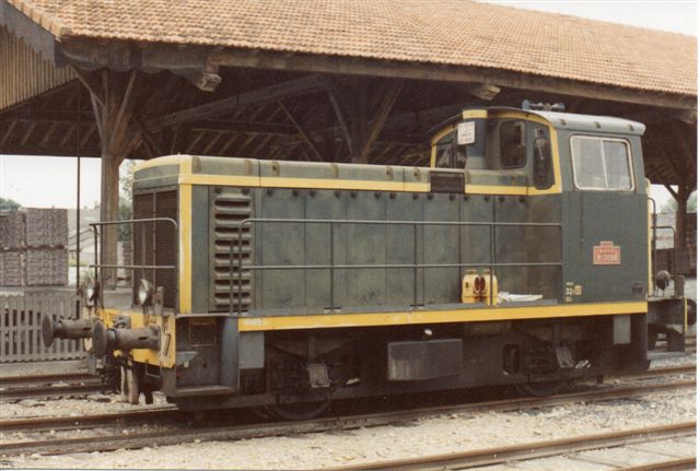 SNCF Y 7494 fra Moyse 1969 var rangermaskine i Beaucaire 1988.