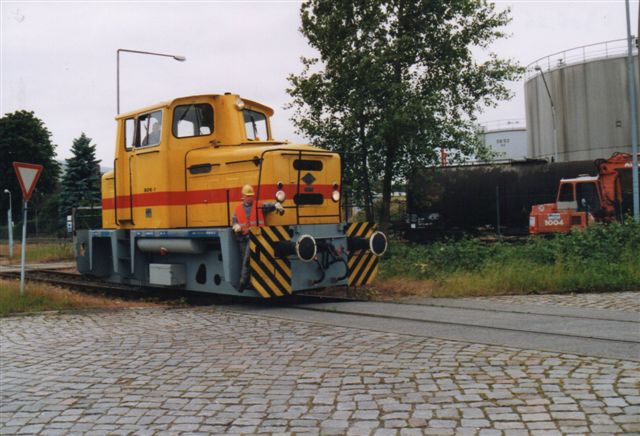 Næste år var der igen "nyt" lokomotiv, 04 fra Sulo, Herford. 1, O&K 26732/1971. MB 10 N. Foto 2005.