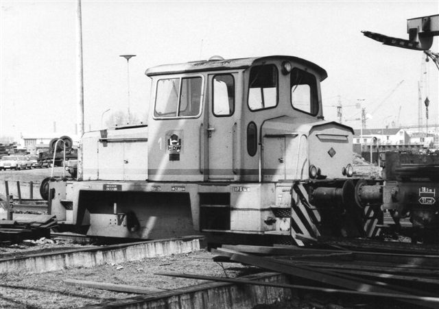 HDW 1, O&K 26697/1970 MB125N. Billedet er taget af Ulrich Völz 1982. Da jeg kom frem, var det væk.