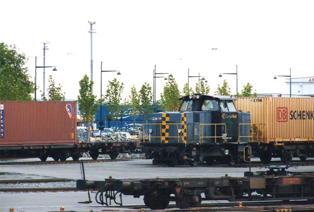 CargoNet 226.14 på godspladsen. Trondheim 2011.