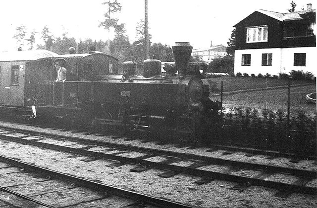 UHB Prydz, Henschel 28463/1950 i drift på museumsbanen på Jernbanemuseet i Hamar. Foto: Hans Kristian Hansen 1970. 