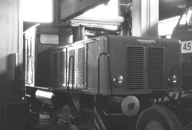 OVAKO 8457, Falun 761/1959. Også dette lokomotiv stammer fra SKF. 1988.