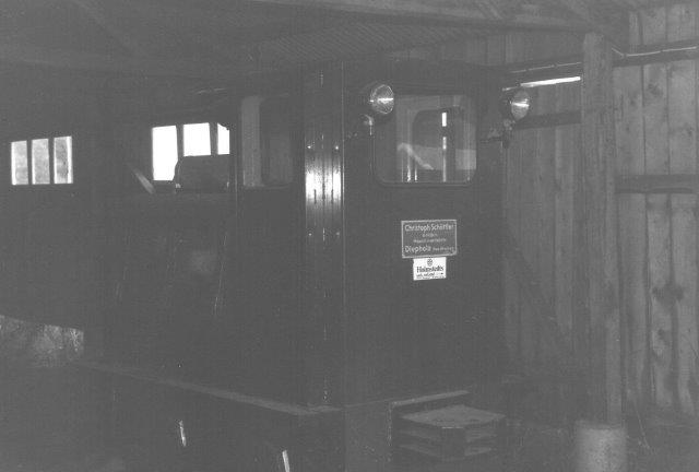 Rørdal-maskinen i Bredaryd i remisens mørke 1988.