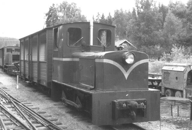 14 er Spoorijzer 6010/1960 oprindeligt 780 mm sporvidde fra stålværket Nyby Bruk.