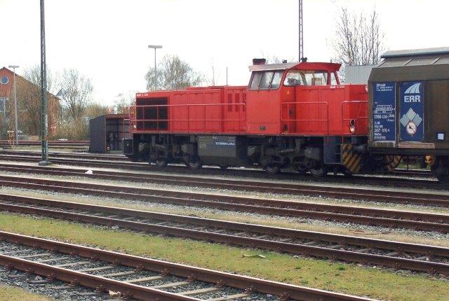 CFL Cargo 92 82 0001509-9 L-CFLCA. Type MaK G 1206. Lokomotivet har den viste beskedne ejermarkering på kassen under rammen. Maskinen er forspændt er denne dag betydeligt godstog til Westerland.